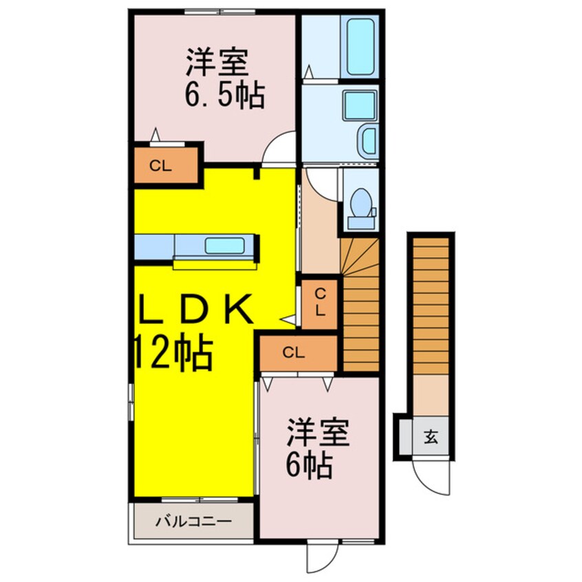 間取図 フォンティーヌB