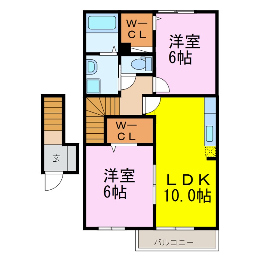 間取図 フォンテーヌ・ボワⅡ