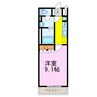 フォレストタウン 1Kの間取り
