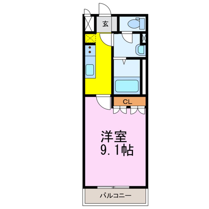 間取図 フォレストタウン