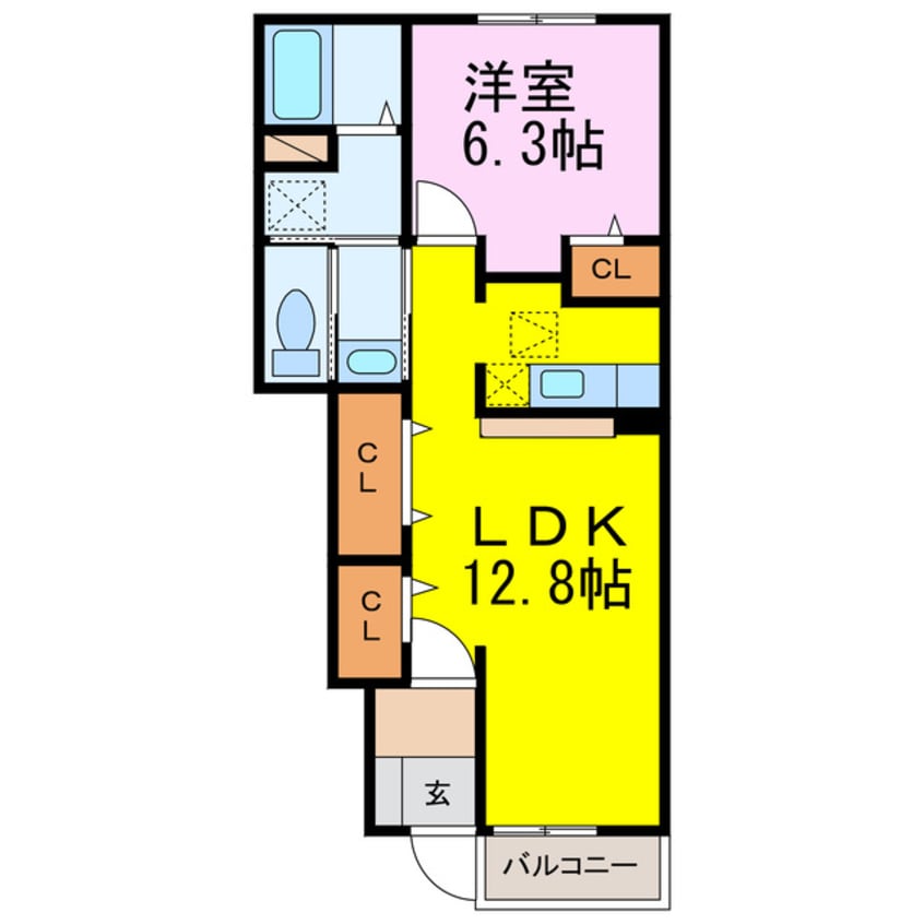 間取図 グランシャリオ