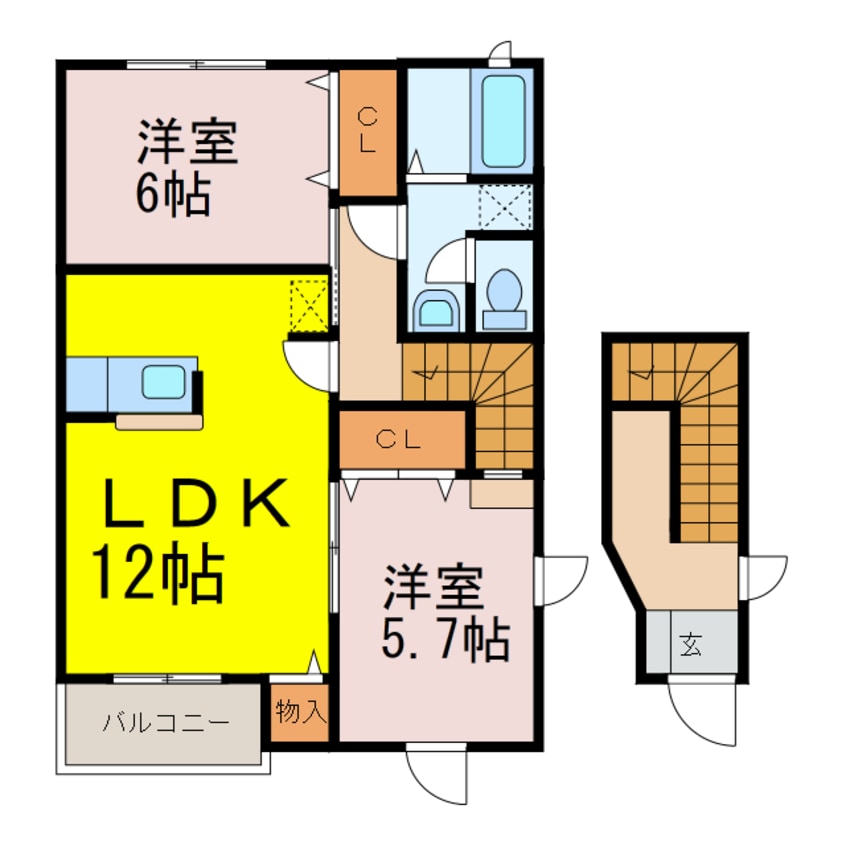 間取図 ルミエール参番館