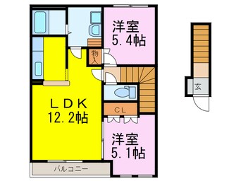 間取図 メゾン・ジュリエンヌ