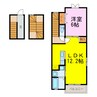 Comfort   K 1LDKの間取り
