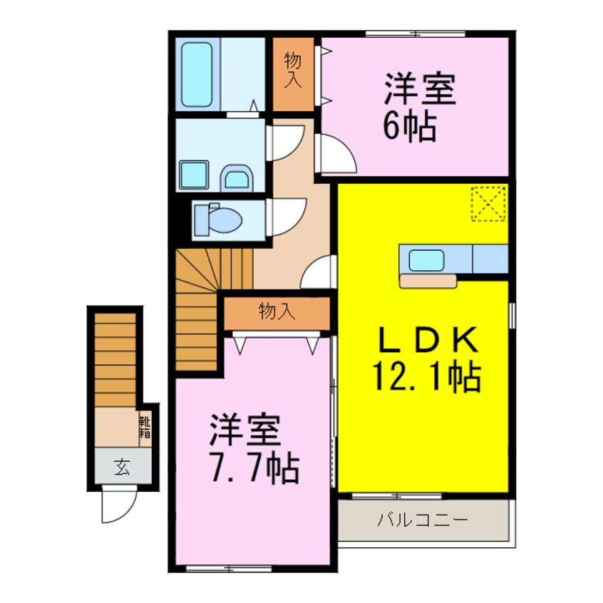 間取図 アクエリアス