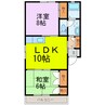 リベラルタウン 2LDKの間取り