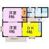 プレミール 2DKの間取り