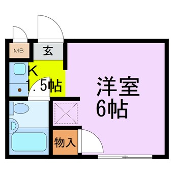 間取図 ヴィラージュ羽生