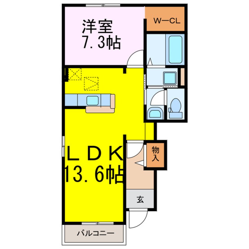 間取図 リヒト・シャッテン