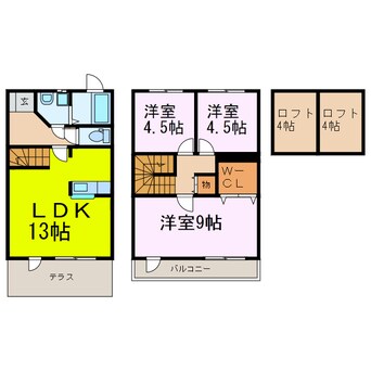 間取図 ツァィト麦倉