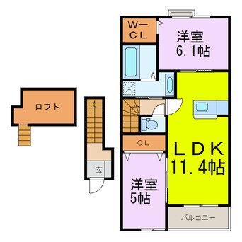 間取図 カーサ・フランブリーズ