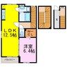 プランドール 1LDKの間取り