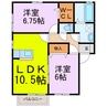 ベルテ・ノーコ 2LDKの間取り