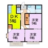 メゾンエスポワール 3DKの間取り