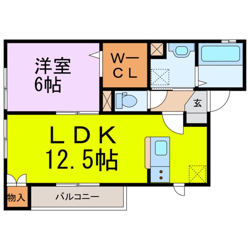 間取図 ボヌールＭＩＮＡＭＩ