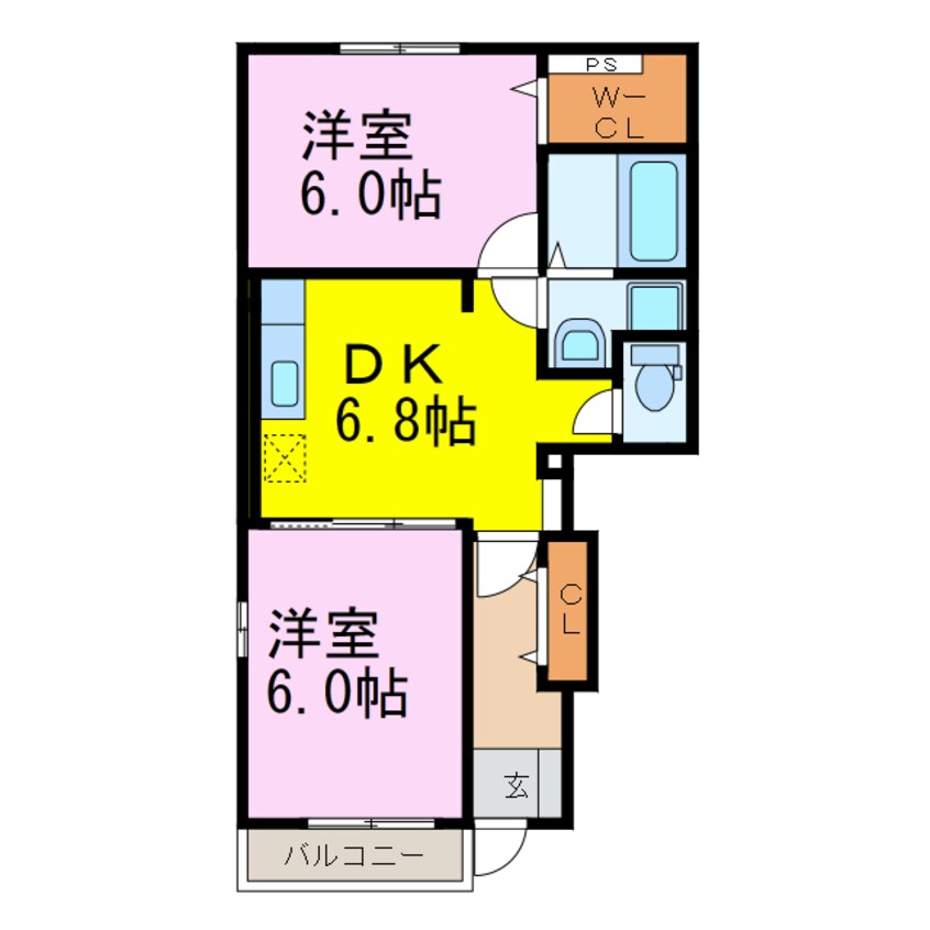 間取図 STELLA COURT Ⅱ