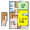 セレーノ 2LDKの間取り