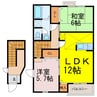 セレーノ 2LDKの間取り