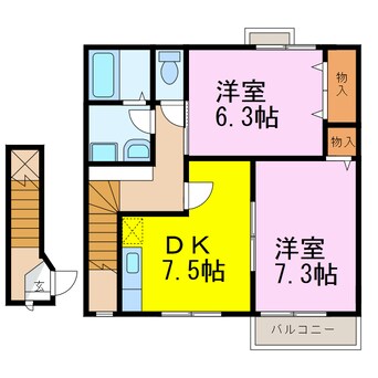 間取図 メゾンド・ソレイユ