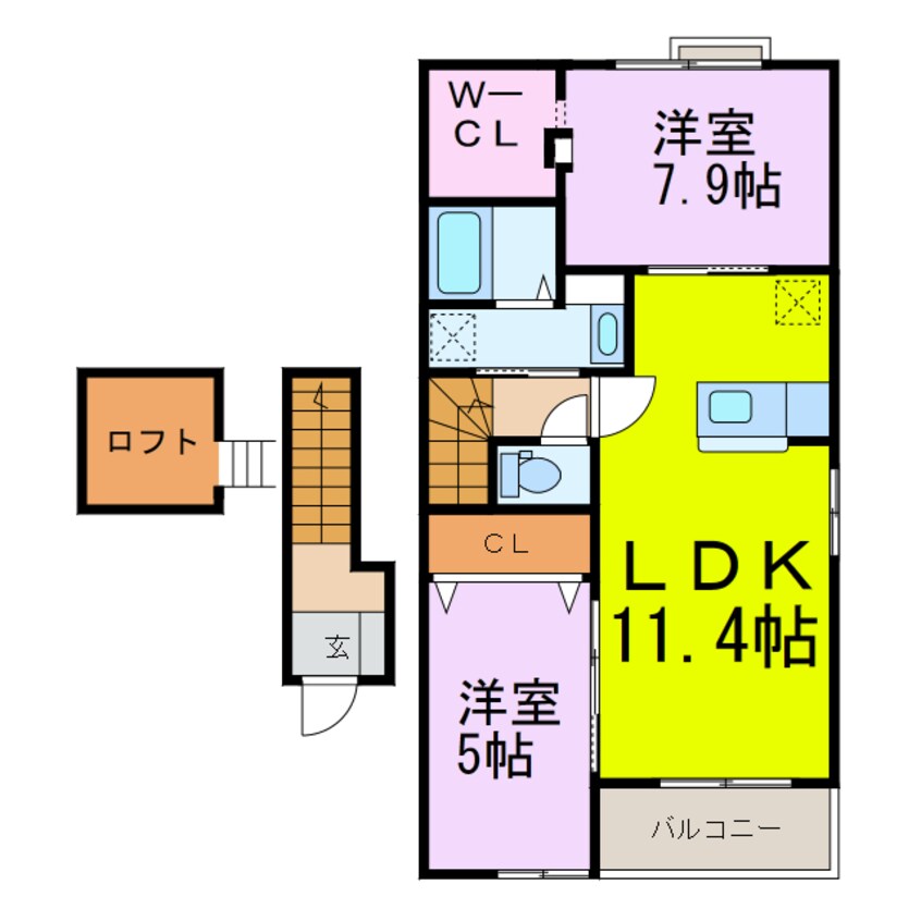 間取図 ラディアⅢ