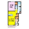 コンフォルト　カーサ 1LDKの間取り
