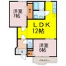 フルハウスA 2LDKの間取り