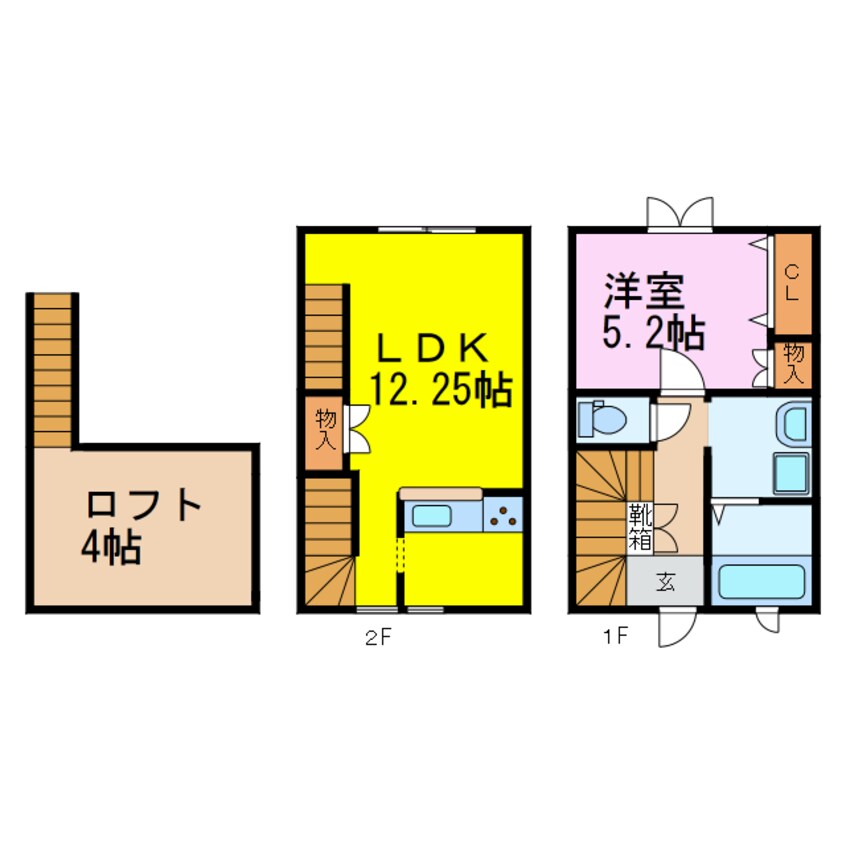 間取図 ブリティッシュヒルズ壱・弐番館