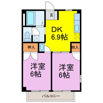 間取図 アーバンハイツB