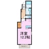 サンエスポワールⅡ 1Rの間取り