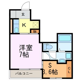 間取図 サンライズ　テラス