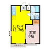 エルディム東雲Ⅰ 1LDKの間取り