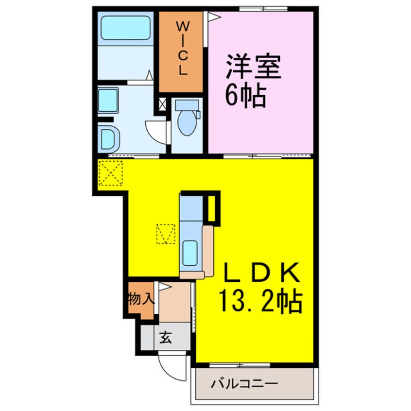 間取図 コスモス　ストリート