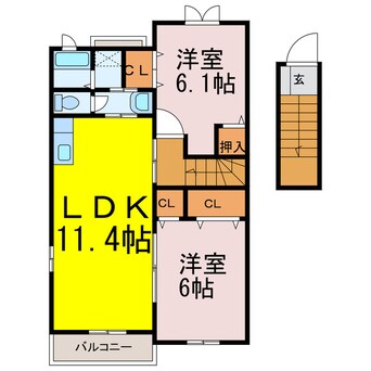間取図 プラムハウスⅢ