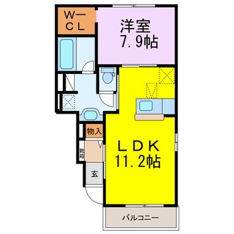 間取図 イーグルスⅠ