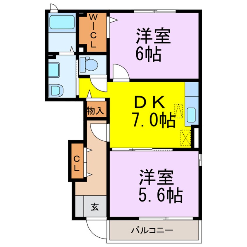 間取図 サニー・グレイス