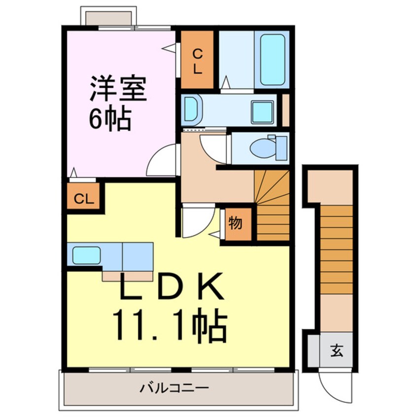 間取図 バンブー・ビレッジ