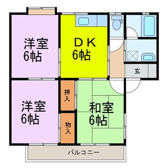 間取図 光ハイツ