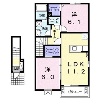 間取図 グランビュー・デ・クロシェット