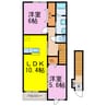 クリスタル　グレイス 2LDKの間取り