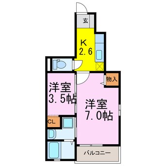 間取図 アウローラ