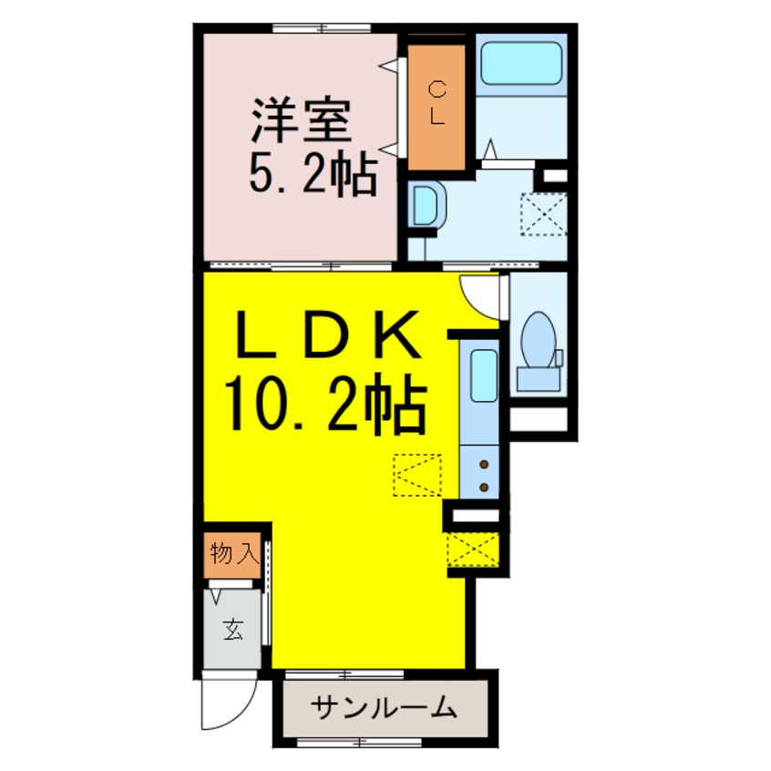 間取図 エスペランサ