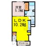 エスペランサ 1LDKの間取り