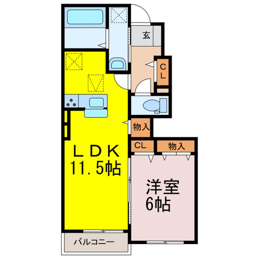 間取図 グラース・メゾンⅡ