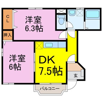 間取図 エテルネル　ロジュマン