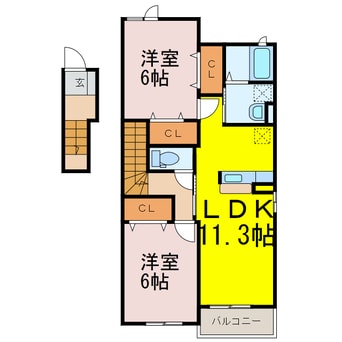 間取図 ベイリーフⅠ