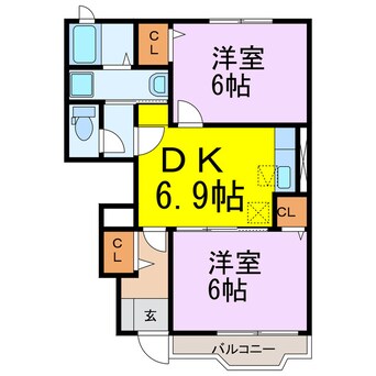 間取図 メルシー　サクラ