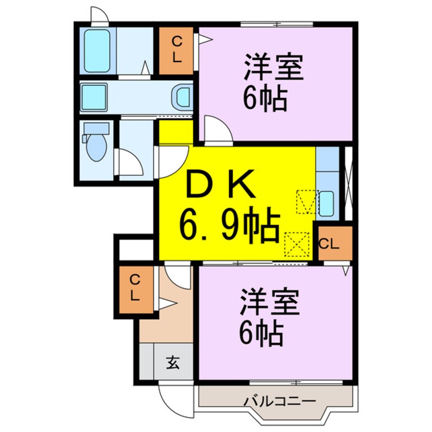 間取図 メルシー　サクラ