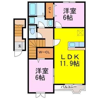 間取図 メルシー　サクラ