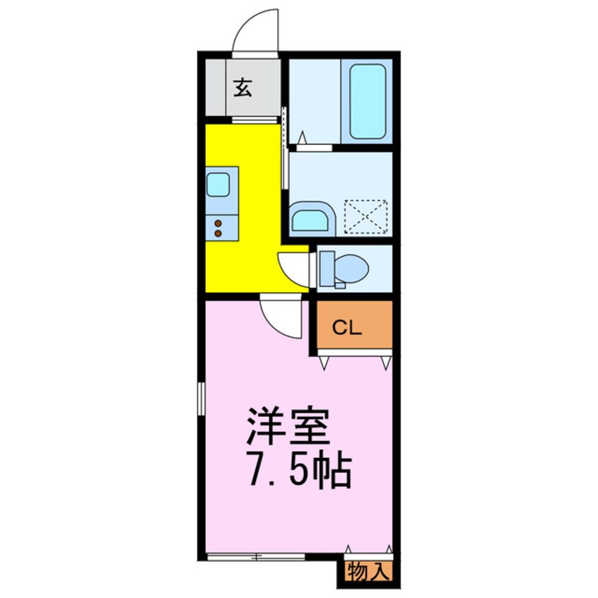 間取図 ヨークパレス・3