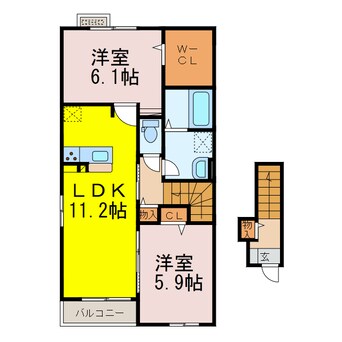 間取図 ブライトアンジュ・クロシェット